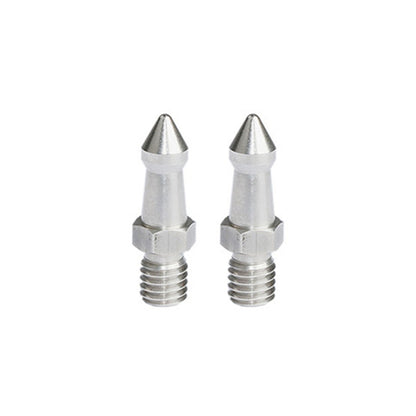 BEXIN LS006 قطعتان من برغي قدم M8 بوصة من الفولاذ المقاوم للصدأ لحامل ثلاثي القوائم SLR، LS006