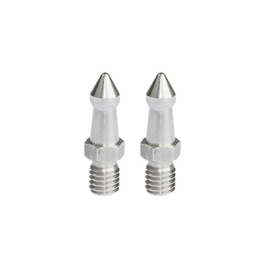 BEXIN LS006 قطعتان من برغي قدم M8 بوصة من الفولاذ المقاوم للصدأ لحامل ثلاثي القوائم SLR، LS006