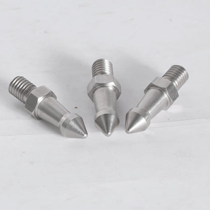 BEXIN LS006 قطعتان من برغي قدم M8 بوصة من الفولاذ المقاوم للصدأ لحامل ثلاثي القوائم SLR، LS006