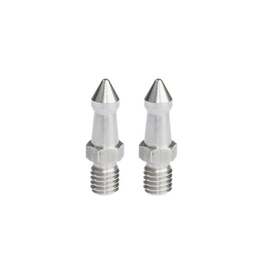 BEXIN LS036 قطعتان من برغي القدم من الفولاذ المقاوم للصدأ مقاس 3/8 بوصة لحامل ثلاثي القوائم SLR، LS036