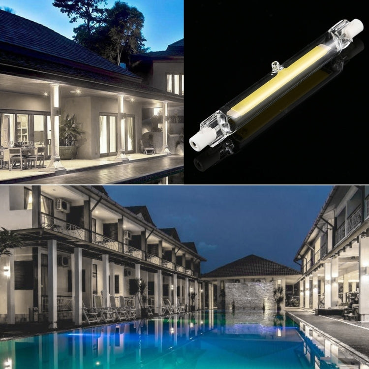 R7S 220V 15W 189mm COB LED Bulb Glass Tube Replacement Halogen Lamp Spot Light,, R7S 220V 15W 189mm Natural White Light, R7S 220V 15W 189mm White Light, R7S 220V 15W 189mm Warm Light