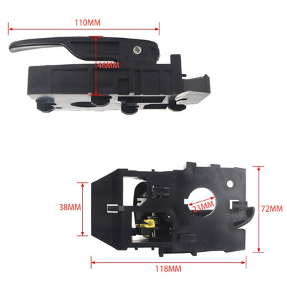 2 PCS A5322 Car Inside Door Handle 82610/20-2D000 for Hyundai Elantra 2001-2006, A5322