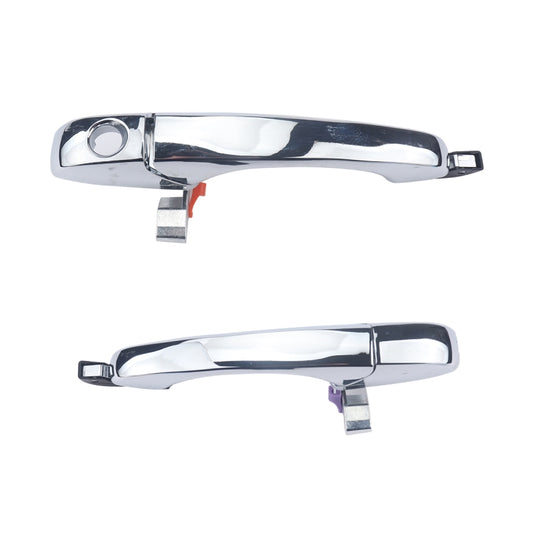 2 PCS A5858 Car Front Outside Door Handle 4589009AH+5065800AH for Chrysler 300 2005-2010, A5858