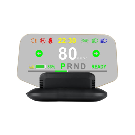 T1 5.1 inch Car HUD Head-up Display Overspeed Alarm / Remaining Battery Percentage Display for Tesla Model 3 / Y, T1  HUD