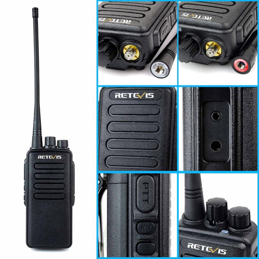 RETEVIS RT1 10W UHF 400-520MHz 16CH Handheld Walkie Talkie,
