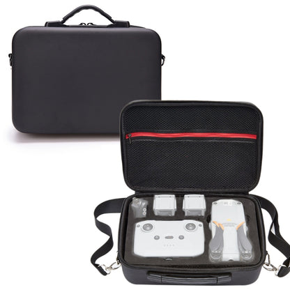 حقيبة تخزين محمولة بكتف واحد للسفر وغطاء من البولي يوريثان لطائرة DJI Air 2S، لون أسود مع بطانة سوداء، لون أسود مع بطانة حمراء لطائرة DJI Air 2S