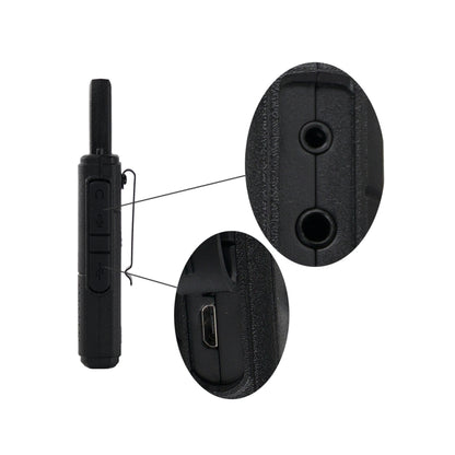 1 Pair RETEVIS RT18 16CHS FRS Dual PTT Handheld Walkie Talkie, US Plug