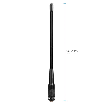 هوائي RETEVIS RHD-701 ثنائي النطاق SMA-F أنثى 136-174+400-480MHz لـ H-777/RT5/RT6/RT7/RT-5R/888s، RHD-701