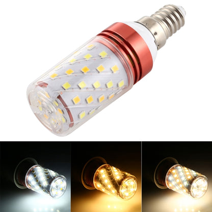 Three-Color Dimming Corn Light Bulb SMD 2835, E27 16W 700LM 84LEDs, E14 16W 700LM 84LEDs, E27 12W 500LM 60LEDs, E14 12W 500LM 60LEDs