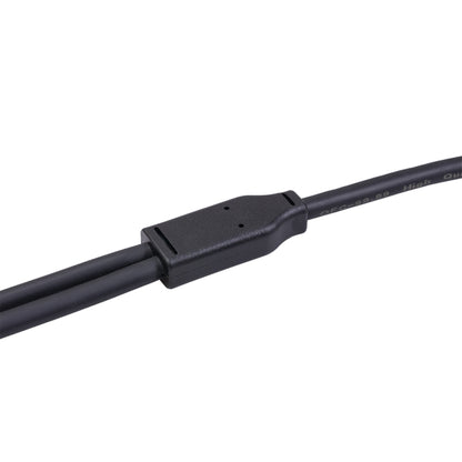 TC195BULS01 3.5mm Male to Dual 6.35mm Mono Male Audio Cable