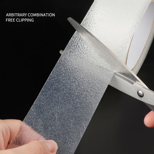 Floor Anti-slip Tape PEVA Waterproof Nano Non-marking Wear-resistant Strip, 2.5cm x 5m (White), 5cm x 5m (White), 2.5cm x 5m (Grey), 5cm x 5m (Grey), 2.5cm x 5m (Transparent), 5cm x 5m (Transparent), 5cm x 5m (Diamond Texture Blue)���������������������...