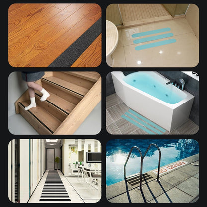 Floor Anti-slip Tape PEVA Waterproof Nano Non-marking Wear-resistant Strip, 2.5cm x 5m (White), 5cm x 5m (White), 2.5cm x 5m (Grey), 5cm x 5m (Grey), 2.5cm x 5m (Transparent), 5cm x 5m (Transparent), 5cm x 5m (Diamond Texture Blue)���������������������...