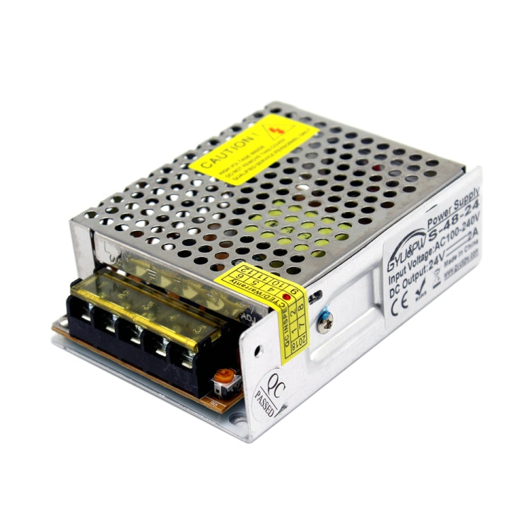 LED Regulated Switching Power Supply, Size: 110 x 79 x 36mm, S-48-12 DC12V 4A 48W, S-60-12 DC12V 5A 60W, S-48-24 DC24V 2A 48W, S-60-24 DC24V 2.5A 60W, S-72-24 DC24V 3A 72W