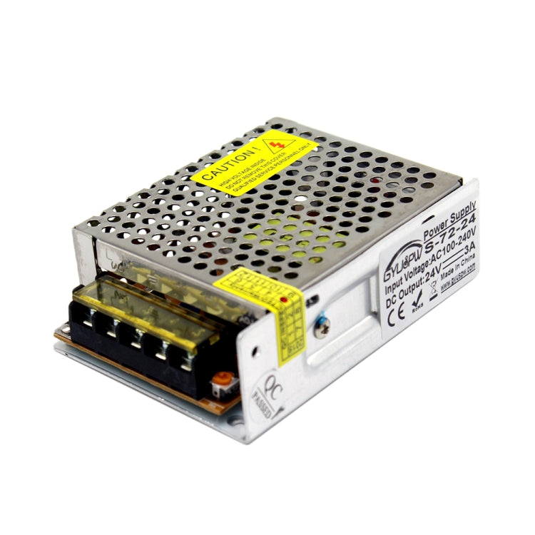 LED Regulated Switching Power Supply, Size: 110 x 79 x 36mm, S-48-12 DC12V 4A 48W, S-60-12 DC12V 5A 60W, S-48-24 DC24V 2A 48W, S-60-24 DC24V 2.5A 60W, S-72-24 DC24V 3A 72W