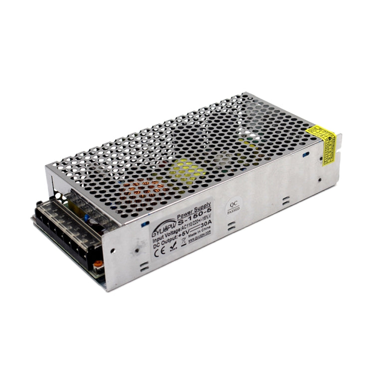 مزود طاقة تبديل منظم بمصابيح LED، الحجم: 199 × 98 × 42 مم، S-100-5 DC5V 20A 100W، S-150-5 DC5V 30A 150W، S-120-12 DC12V 10A 120W، S-150-12 DC12V 12.5A 150W، S-180-12 DC12V 15A 180W، S-200-12 DC12V 16.7A 200W، S-120-24 DC24V 5A 120W ...