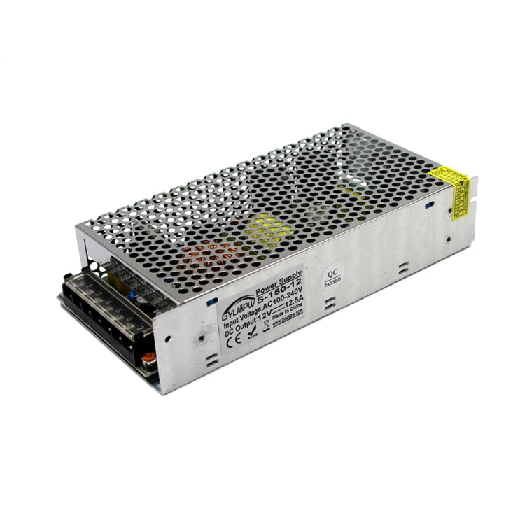 مزود طاقة تبديل منظم بمصابيح LED، الحجم: 199 × 98 × 42 مم، S-100-5 DC5V 20A 100W، S-150-5 DC5V 30A 150W، S-120-12 DC12V 10A 120W، S-150-12 DC12V 12.5A 150W، S-180-12 DC12V 15A 180W، S-200-12 DC12V 16.7A 200W، S-120-24 DC24V 5A 120W ...