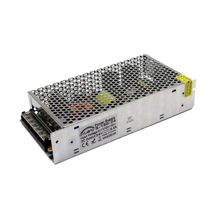 مزود طاقة تبديل منظم بمصابيح LED، الحجم: 199 × 98 × 42 مم، S-100-5 DC5V 20A 100W، S-150-5 DC5V 30A 150W، S-120-12 DC12V 10A 120W، S-150-12 DC12V 12.5A 150W، S-180-12 DC12V 15A 180W، S-200-12 DC12V 16.7A 200W، S-120-24 DC24V 5A 120W ...