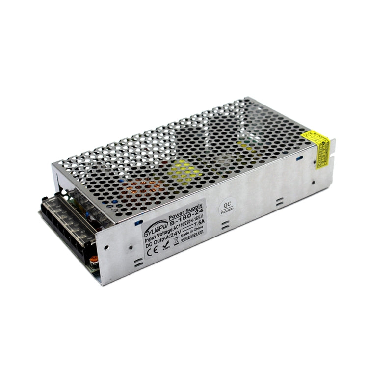 مزود طاقة تبديل منظم بمصابيح LED، الحجم: 199 × 98 × 42 مم، S-100-5 DC5V 20A 100W، S-150-5 DC5V 30A 150W، S-120-12 DC12V 10A 120W، S-150-12 DC12V 12.5A 150W، S-180-12 DC12V 15A 180W، S-200-12 DC12V 16.7A 200W، S-120-24 DC24V 5A 120W ...