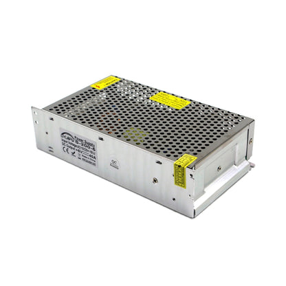 LED Regulated Switching Power Supply, Size: 200 x 110 x 49mm, S-200-5 DC5V 40A 200W, S-240-12 DC12V 20A 240W, S-250-12 DC12V 21A 250W, S-240-24 DC24V 10A 240W, S-250-24 DC24V 10.4A 250W
