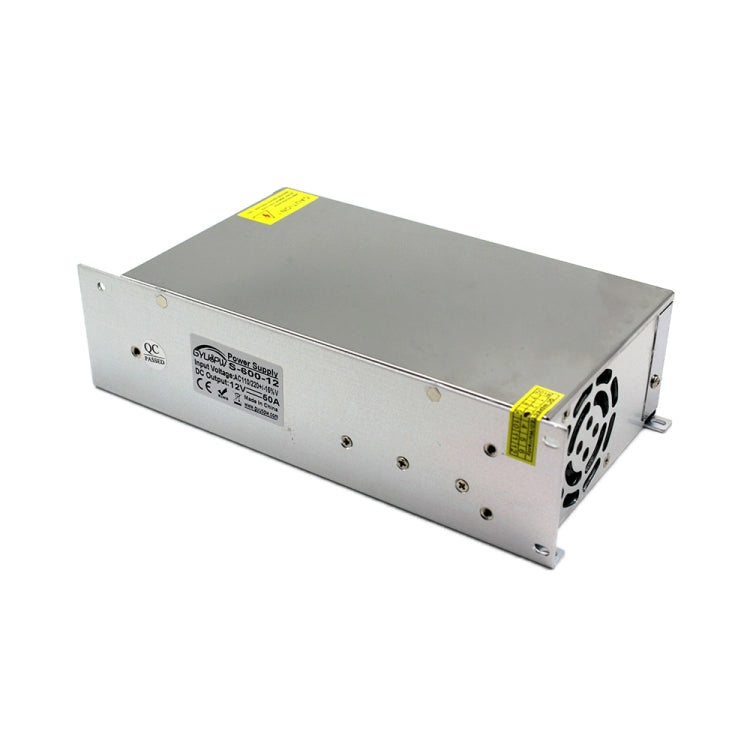 شريط إضاءة LED لمراقبة شاشة الأمان مزود طاقة مصباح عالي الطاقة، الحجم: 245 × 125 × 65 مم، S-600-12 DC12V 50A 600W، S-720-12 DC12V 60A 720W، S-800-12 DC12V 66.7A 800W، S-1000-12 DC12V 83.3A 1000W، S-1200-12 DC12V 100A 1200W، S-600-24 DC24V 25A 600...