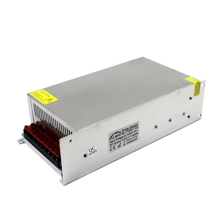 شريط إضاءة LED لمراقبة شاشة الأمان مزود طاقة مصباح عالي الطاقة، الحجم: 245 × 125 × 65 مم، S-600-12 DC12V 50A 600W، S-720-12 DC12V 60A 720W، S-800-12 DC12V 66.7A 800W، S-1000-12 DC12V 83.3A 1000W، S-1200-12 DC12V 100A 1200W، S-600-24 DC24V 25A 600...