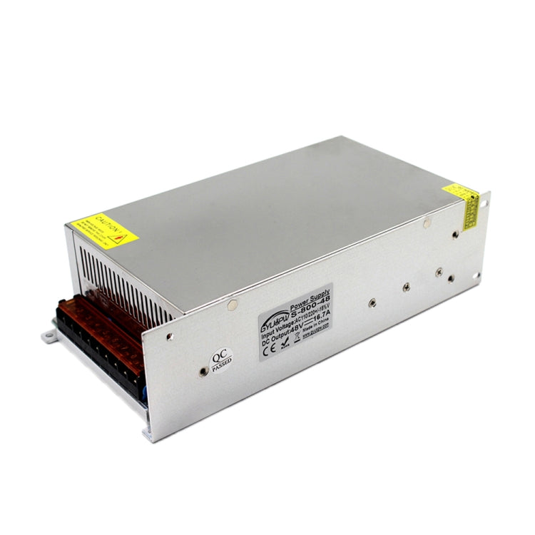 شريط إضاءة LED لمراقبة شاشة الأمان مزود طاقة مصباح عالي الطاقة، الحجم: 245 × 125 × 65 مم، S-600-12 DC12V 50A 600W، S-720-12 DC12V 60A 720W، S-800-12 DC12V 66.7A 800W، S-1000-12 DC12V 83.3A 1000W، S-1200-12 DC12V 100A 1200W، S-600-24 DC24V 25A 600...