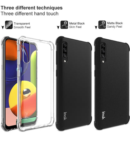 جراب IMAK الشامل المقاوم للصدمات المصنوع من مادة TPU مع وسادة هوائية، مع واقي شاشة، لهاتف Galaxy A50s / A30s، لهاتف iPhone 11 Pro، لهاتف iPhone 11 Pro Max