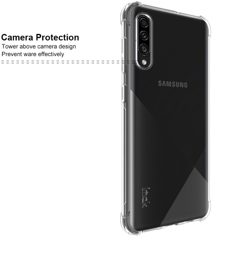 جراب IMAK الشامل المقاوم للصدمات المصنوع من مادة TPU مع وسادة هوائية، مع واقي شاشة، لهاتف Galaxy A50s / A30s، لهاتف iPhone 11 Pro، لهاتف iPhone 11 Pro Max