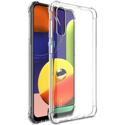 جراب IMAK الشامل المقاوم للصدمات المصنوع من مادة TPU مع وسادة هوائية، مع واقي شاشة، لهاتف Galaxy A50s / A30s، لهاتف iPhone 11 Pro، لهاتف iPhone 11 Pro Max