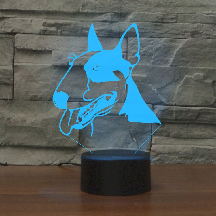 Black Base Creative 3D LED Decorative Night Light, USB with Touch Button Version