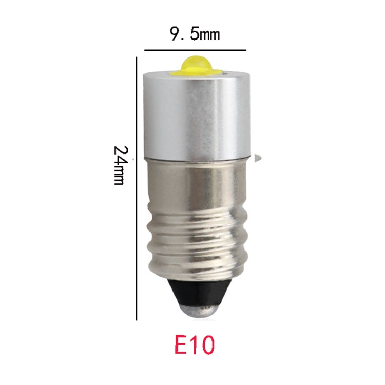مصباح يدوي LED 3 وات 1 LED 3535 SMD 150-200 LM، E10، P13.5S، ضوء أبيض E10، ضوء أبيض P13.5S
