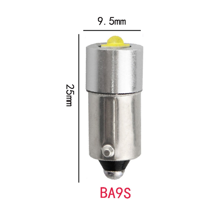 BA9S 3W 1 LED 3535 SMD 150-200 LM LED Flashlight, 6-28V, BA9S White Light, BA9S
