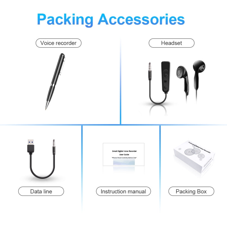 Q96 Intelligent HD Digital Noise Reduction Recording Pen