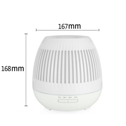 مرطب هواء مجوف LED سعة 400 مل، جهاز تنقية هواء برائحة عطرية من خشب الحبوب، مزود بإضاءة LED ملونة، قابس الاتحاد الأوروبي، قابس المملكة المتحدة، قابس الولايات المتحدة