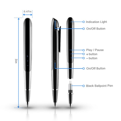 Q9 AI Intelligent High-definition Noise Reduction Conference Recording Pen Voice Control Recorder