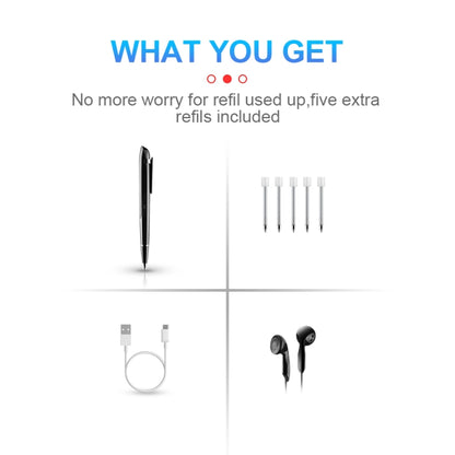 Q9 AI Intelligent High-definition Noise Reduction Conference Recording Pen Voice Control Recorder