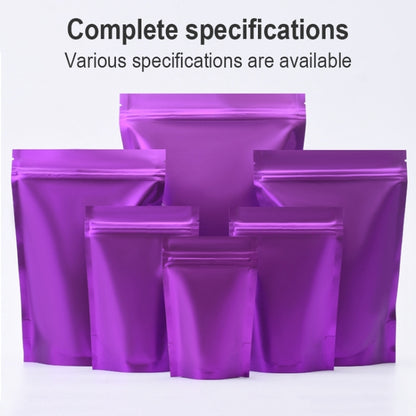 100 PCS/Set Matte Aluminum Foil Snack Stand-up Pouch