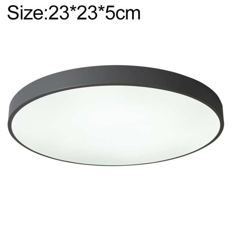 Macaron LED Round Ceiling Lamp, White Light