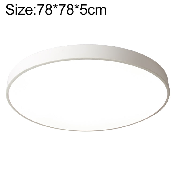 Macaron LED Round Ceiling Lamp, White Light