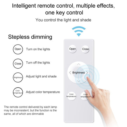 Macaron LED Round Ceiling Lamp, Stepless Dimming