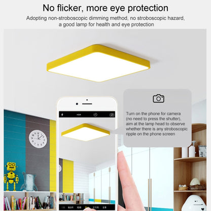 Macaron LED Square Ceiling Lamp, 3-Colors Light, 30cm, 40cm, 50cm, 60cm