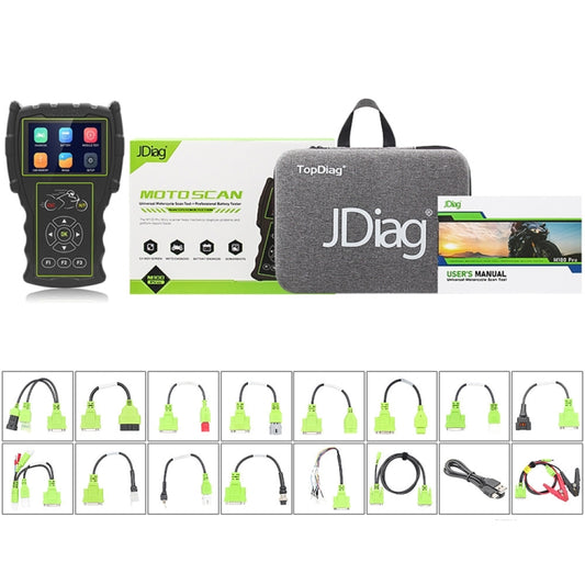 JDiag M100 PRO Intelligent Motorcycle Electronic Fuel Injection System Diagnostic Instrument, Fully Equipped Version