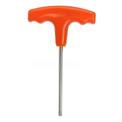 مفك براغي ألين مقاس 15 سم بمقبض على شكل حرف T T27 Torx Driver لأدوات Stihl Makita، مفك براغي ألين