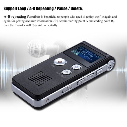 USB Dictaphone Digital Audio Voice Recorder with WAV MP3 Player VAR Function