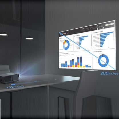 VIVIBRIGHT D5000 1920x1080P 420ANSI 6000Lumens LCD + LED HD Digital Projector, Basic Version