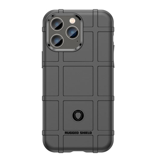 جراب Rugged Shield كامل التغطية مقاوم للصدمات من مادة TPU، مناسب لأجهزة iPhone 14 وiPhone 14 Pro وiPhone 14 Plus وiPhone 14 Pro Max