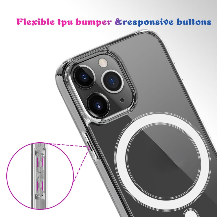 جراب هاتف ماجسيف شفاف من الأكريليك PC + TPU، مناسب لأجهزة iPhone 14 وiPhone 14 Pro وiPhone 14 Plus وiPhone 14 Pro Max