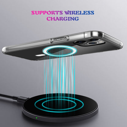 جراب هاتف ماجسيف شفاف من الأكريليك PC + TPU، مناسب لأجهزة iPhone 14 وiPhone 14 Pro وiPhone 14 Plus وiPhone 14 Pro Max