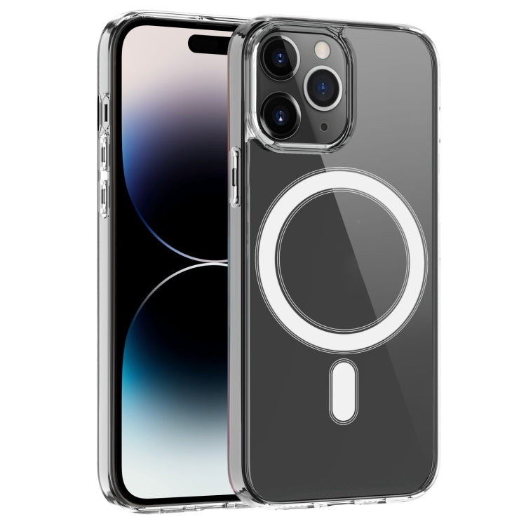جراب هاتف ماجسيف شفاف من الأكريليك PC + TPU، مناسب لأجهزة iPhone 14 وiPhone 14 Pro وiPhone 14 Plus وiPhone 14 Pro Max