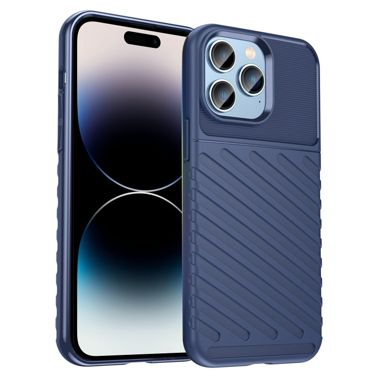 جراب هاتف Thunderbolt TPU مقاوم للصدمات، لهاتف iPhone 14 Plus، وiPhone 14 Pro Max، وiPhone 14